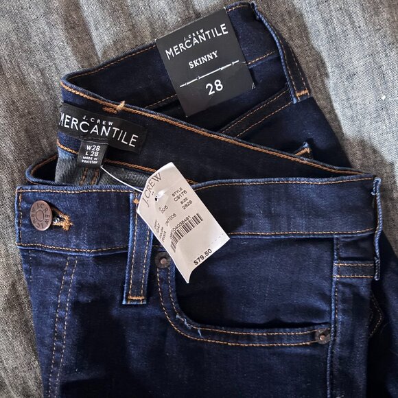 J. Crew Denim - J Crew Mercantile skinny jeans, 28